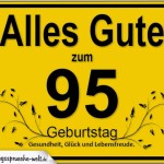 Alles Gute zum 95. Geburtstag