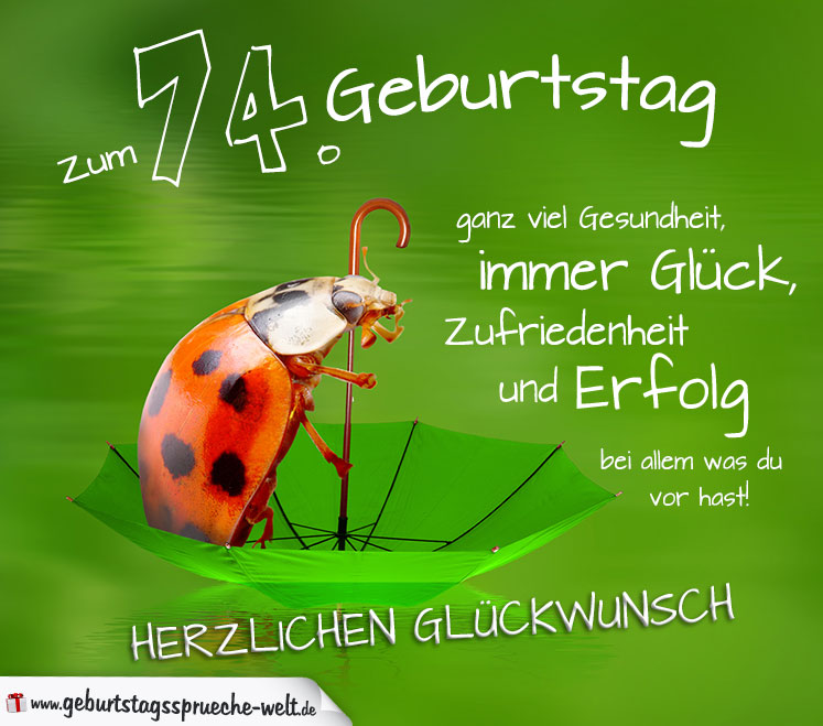 46++ Sprueche zum 74 geburtstag information