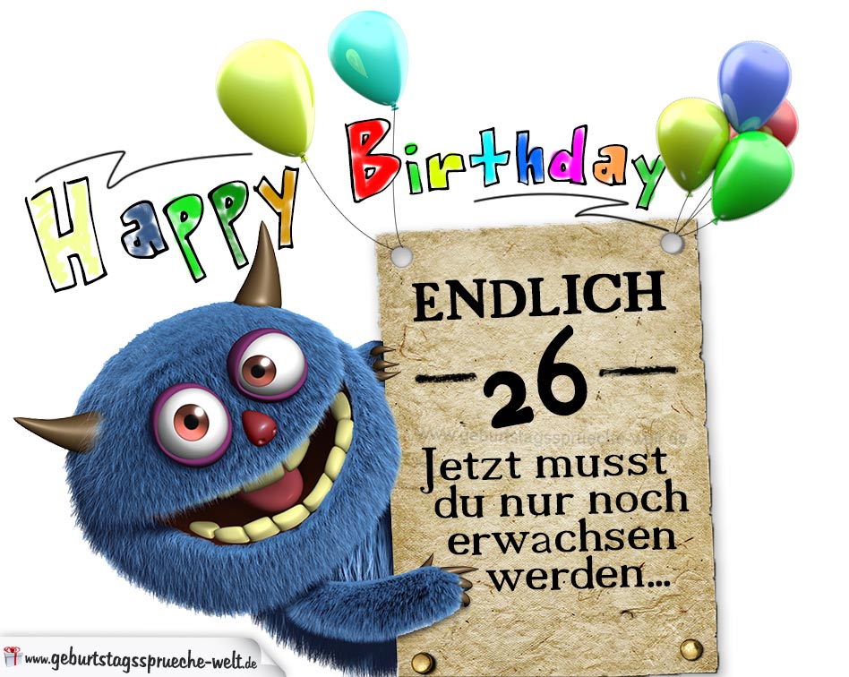 43+ Lustige sprueche zum 26 geburtstag ideas