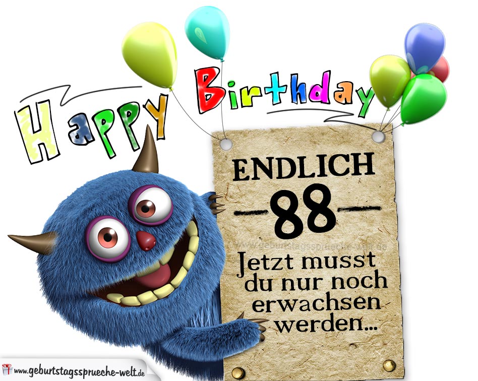 35++ Zum 88 geburtstag sprueche info