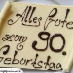 Kuchen zum 90. Geburtstag als kostenlose Karte