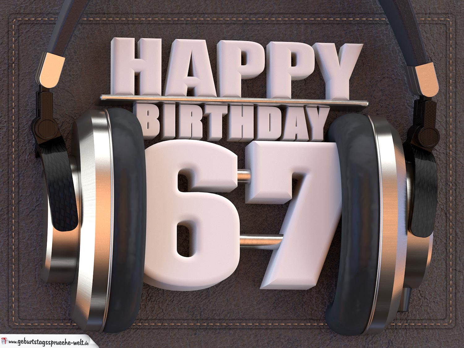 38++ 17 geburtstag sprueche , 67. Geburtstag Karte Happy Birthday Kopfhörer GeburtstagssprücheWelt