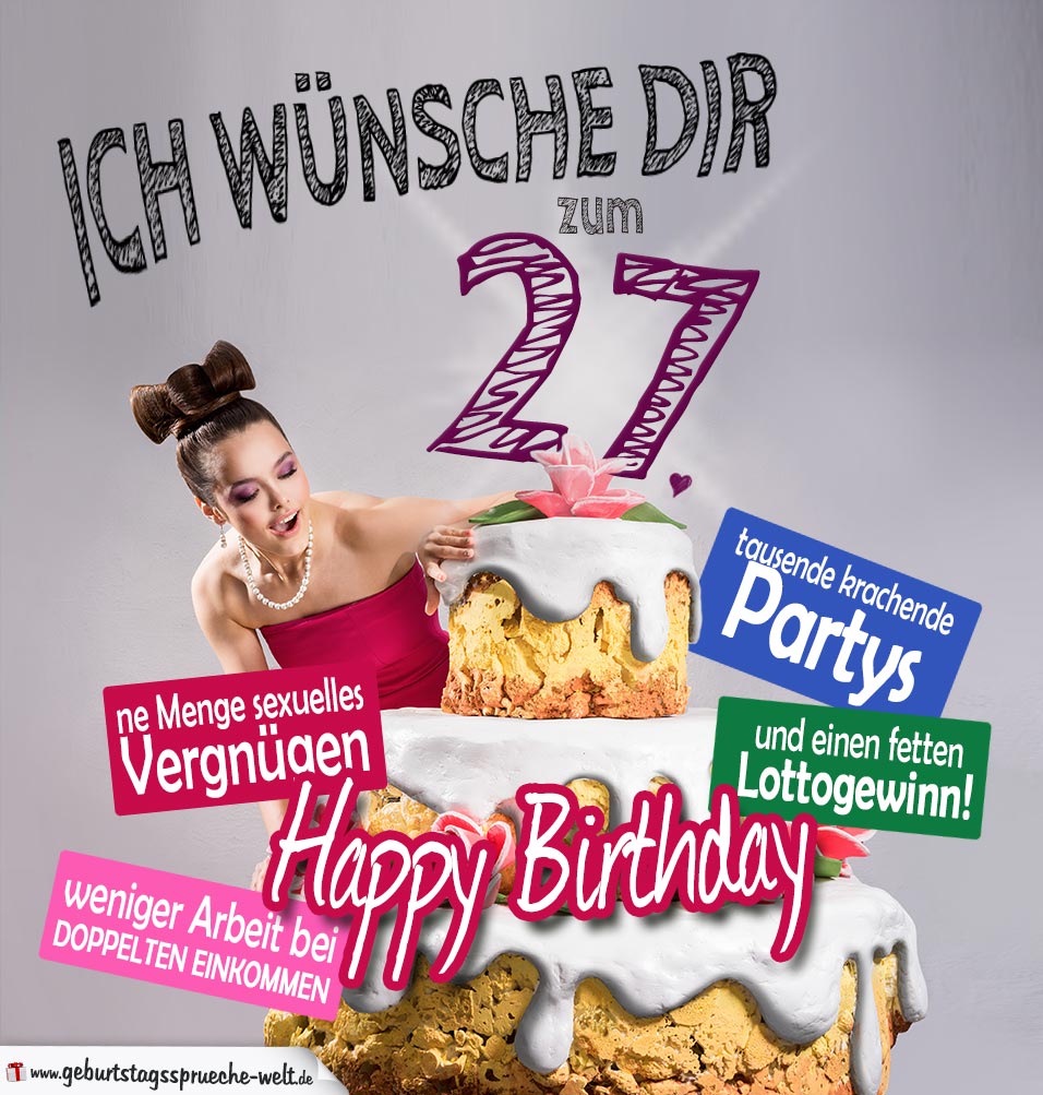 33++ Lustige sprueche zum 27 geburtstag ideas in 2021 