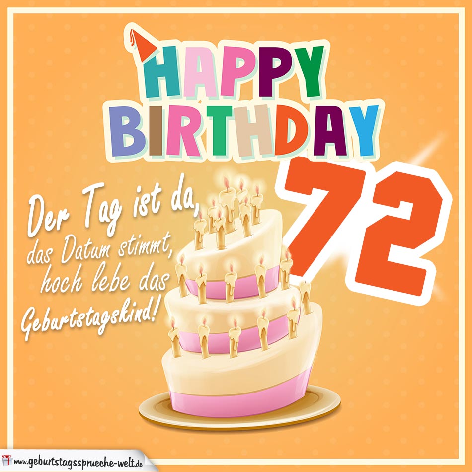 49++ Sprueche zum 72 geburtstag ideas