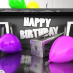 Happy Birthday Karte kostenlos - In der Küche Geburtstag feiern